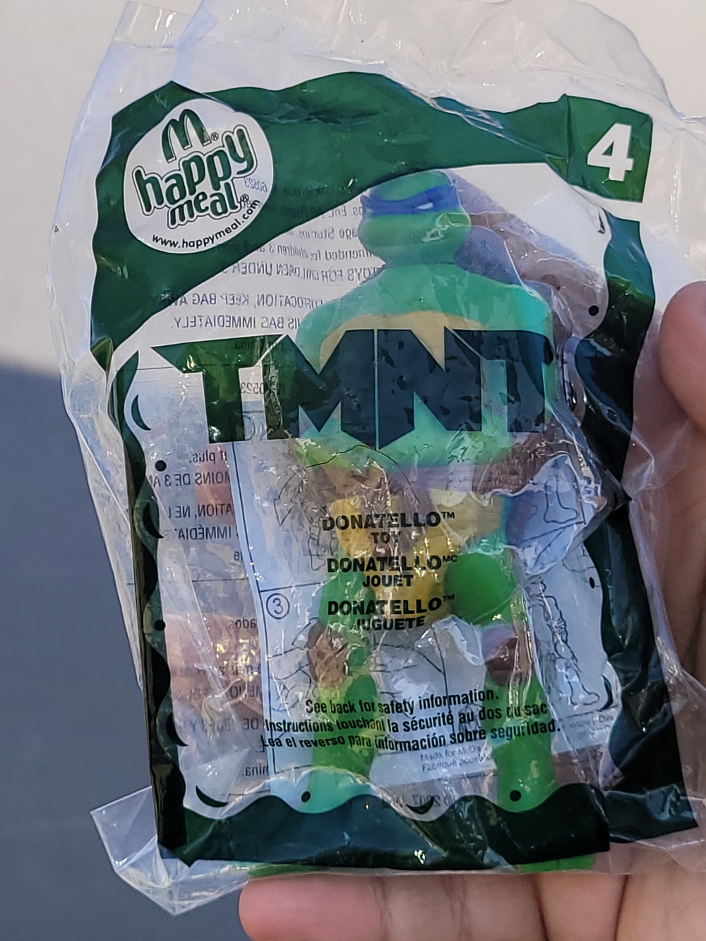 McDonald's Happy Meal Toy - Donatello - Teenage Mutant Ninja Turtle - 2007 - #4